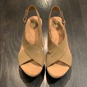 Clark’s NEVER WORN Cork Wedges